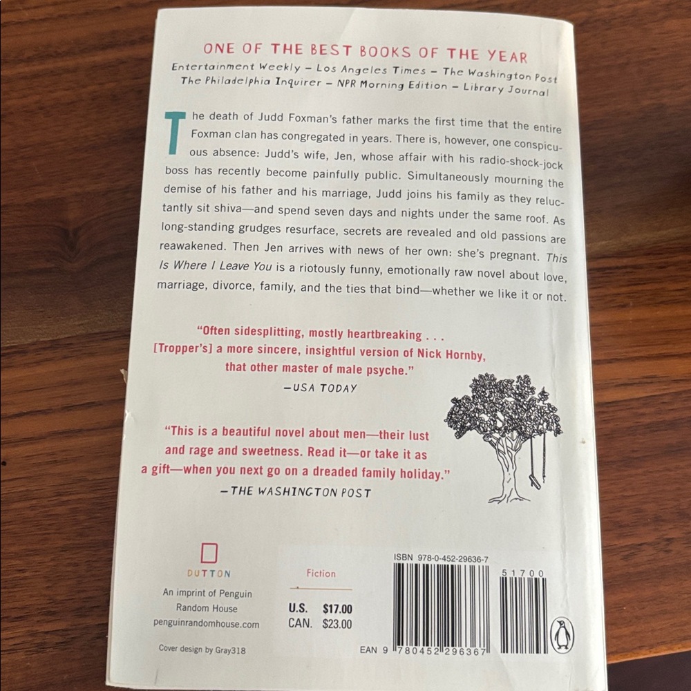 Paperback THIS IS WHERE I LEAVE YOU: funny family saga read and weep! - Picture 3 of 8